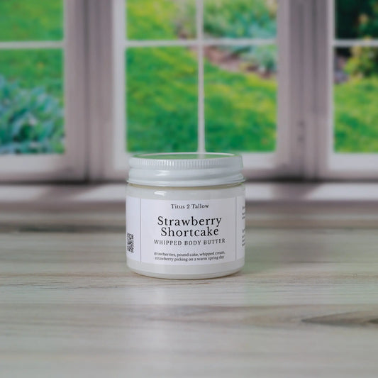 Strawberry Shortcake Whipped Body Butter Titus 2 Tallow