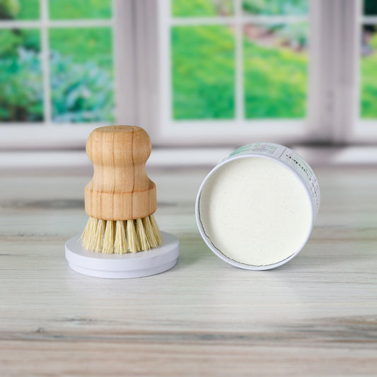 Blossoms + Blessings Solid Dish Soap + Brush Titus 2 Tallow
