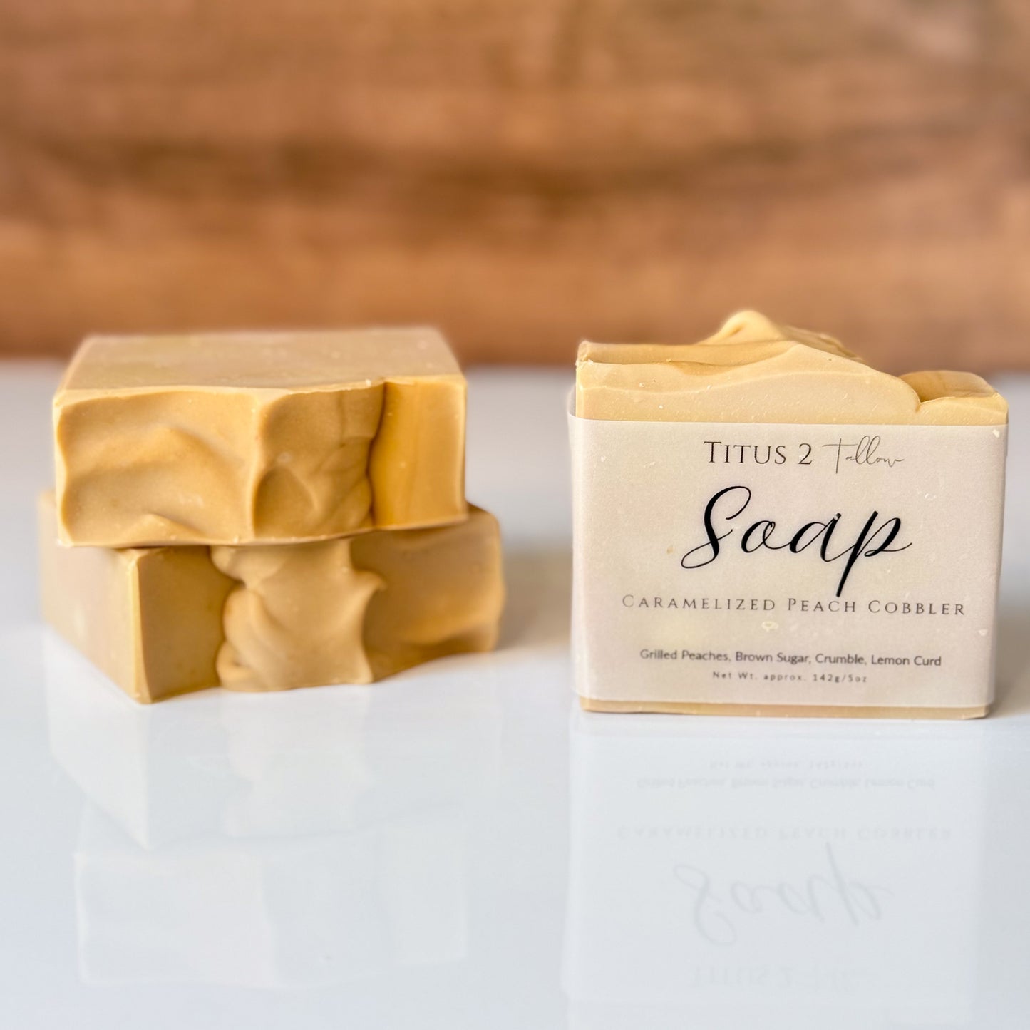 Caramelized Peach Cobbler Soap
