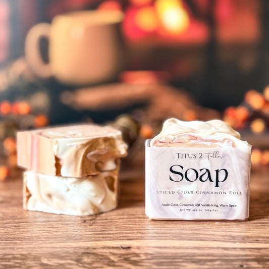 Spiced Cider Cinnamon Roll Soap
