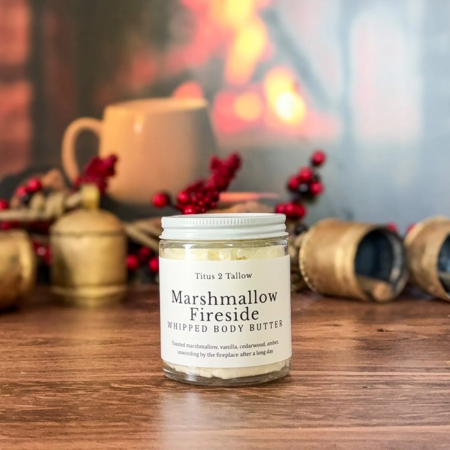 Marshmallow Fireside Whipped Body Butter Titus 2 Tallow