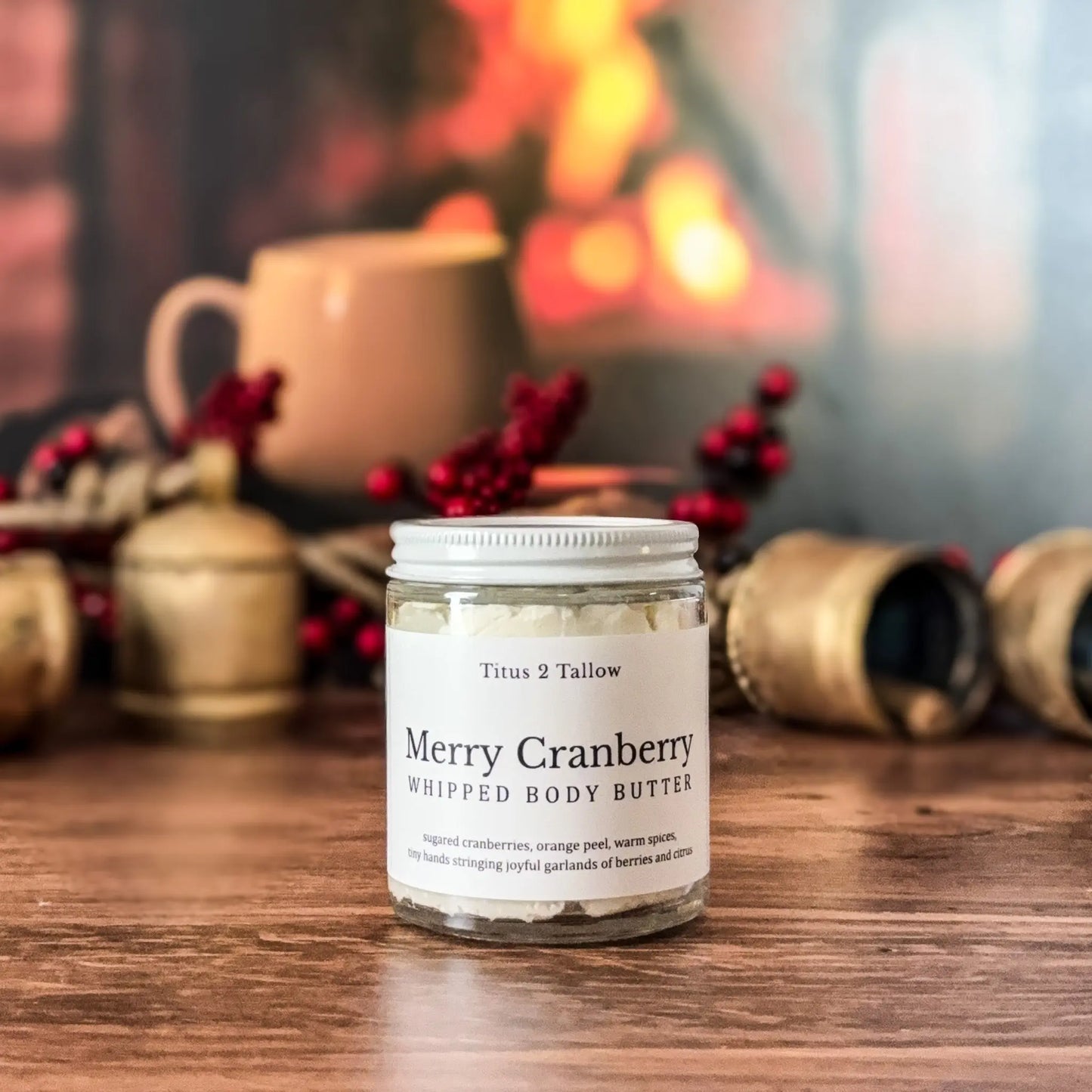 Merry Cranberry Whipped Body Butter Titus 2 Tallow