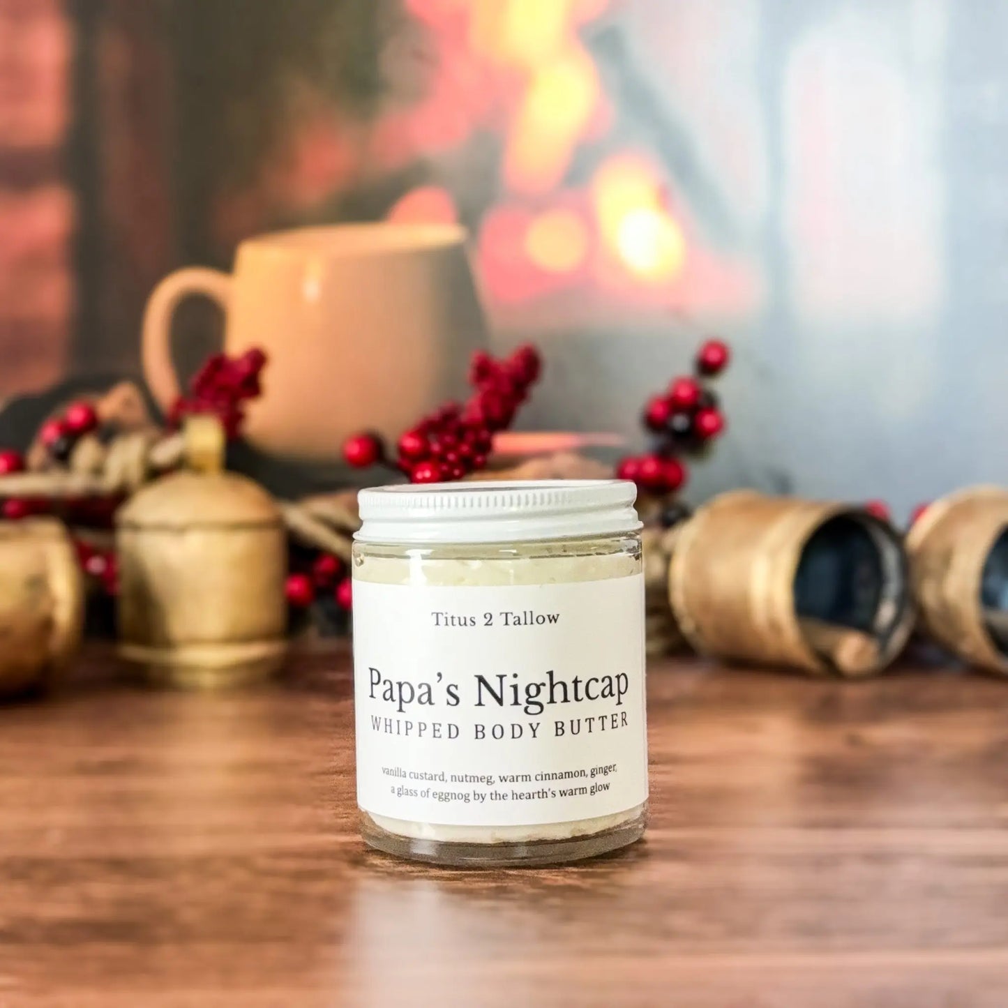 Papa's Nightcap Whipped Body Butter Titus 2 Tallow