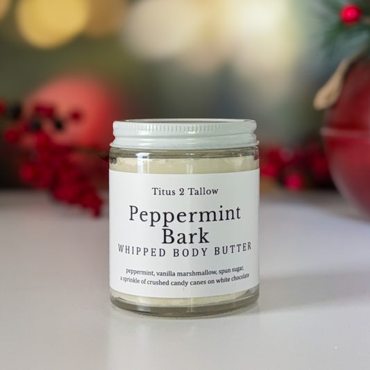 Peppermint Bark Whipped Body Butter