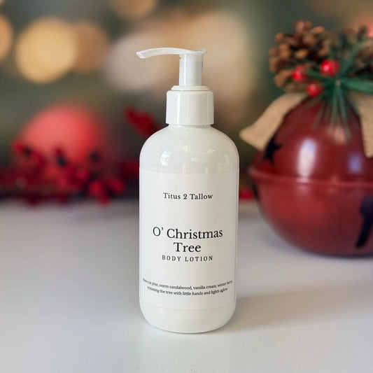 O' Christmas Tree Body Lotion Titus 2 Tallow