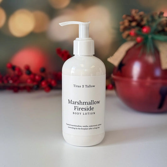 Marshmallow Fireside Body Lotion Titus 2 Tallow