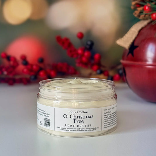 O' Christmas Tree Body Butter Titus 2 Tallow