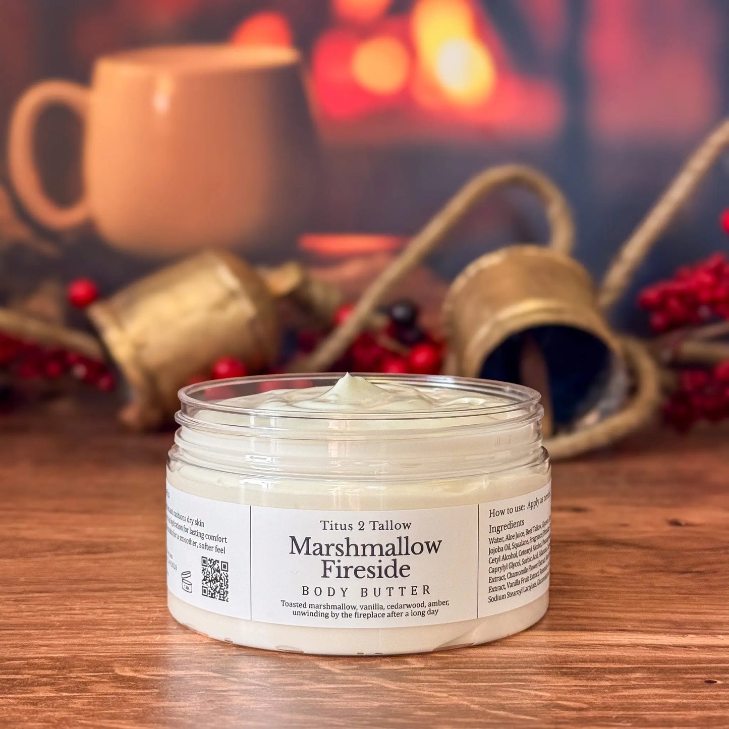 Marshmallow Fireside Body Butter Titus 2 Tallow
