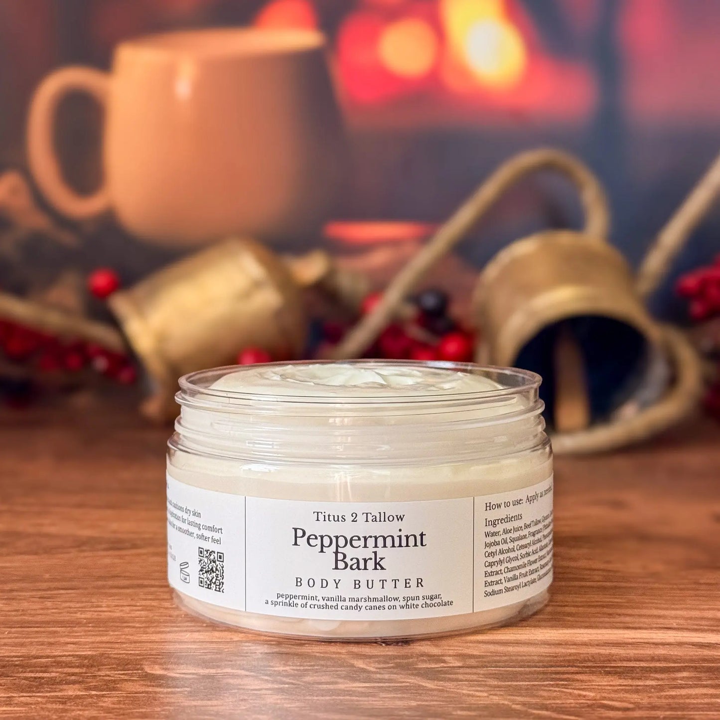 Peppermint Bark Body Butter Titus 2 Tallow