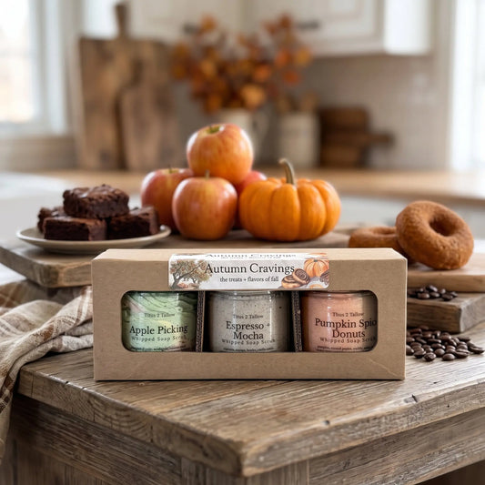 Autumn Cravings Whipped Soap Scrub Trio