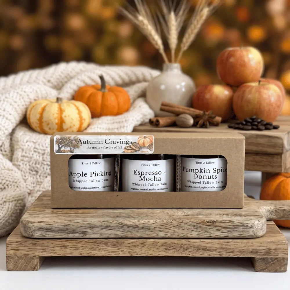 Autumn Cravings Whipped Tallow Balm Trio