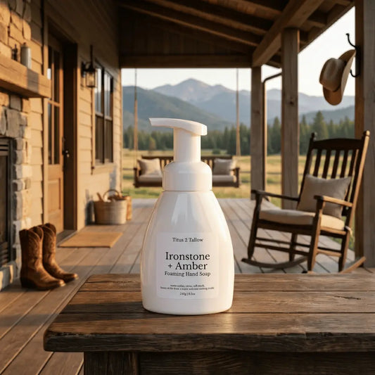 Ironstone + Amber Foaming Hand Soap
