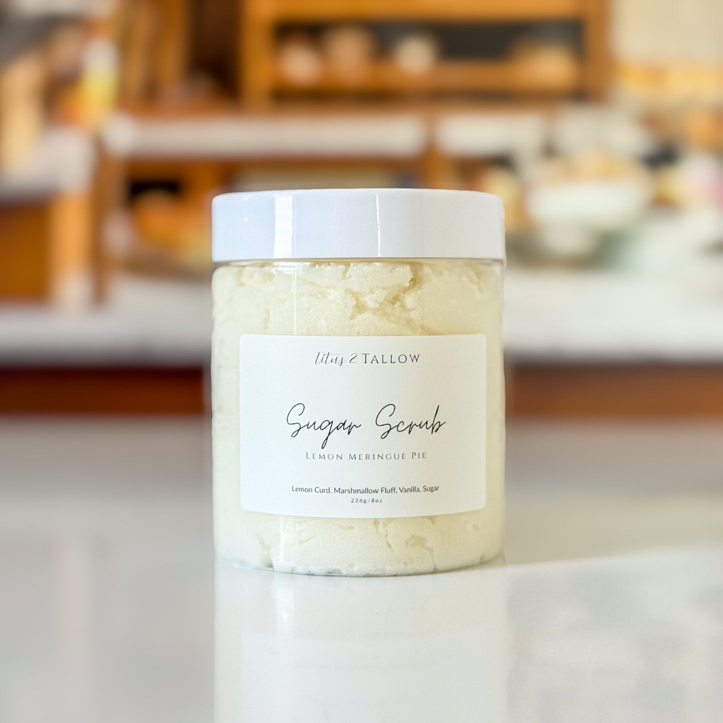 Lemon Meringue Pie Sugar Scrub