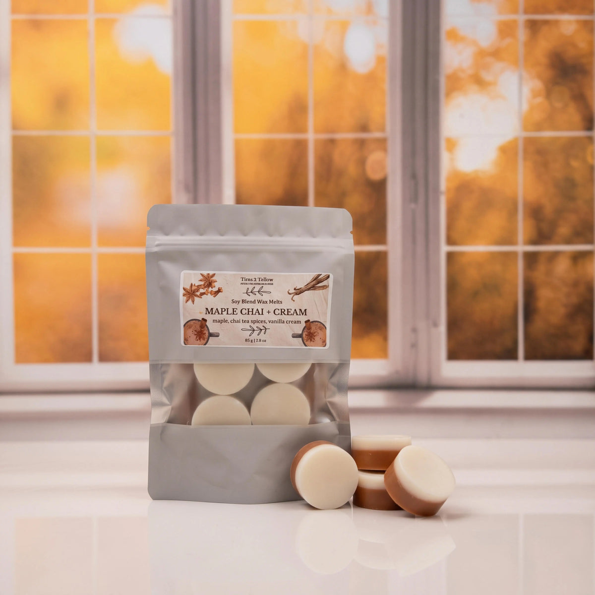 Maple Chai + Cream Wax Melts | Home Fragrance