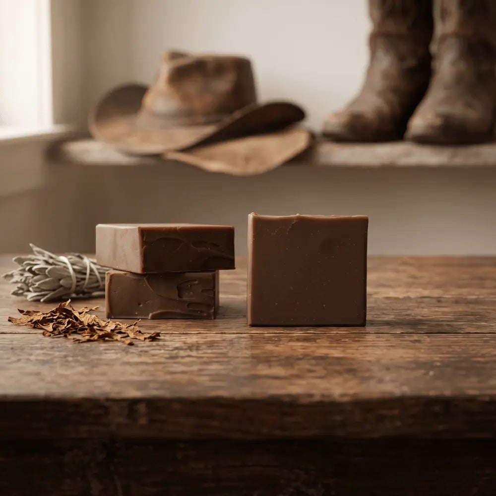Pine Tar + Worn Leather Soap
