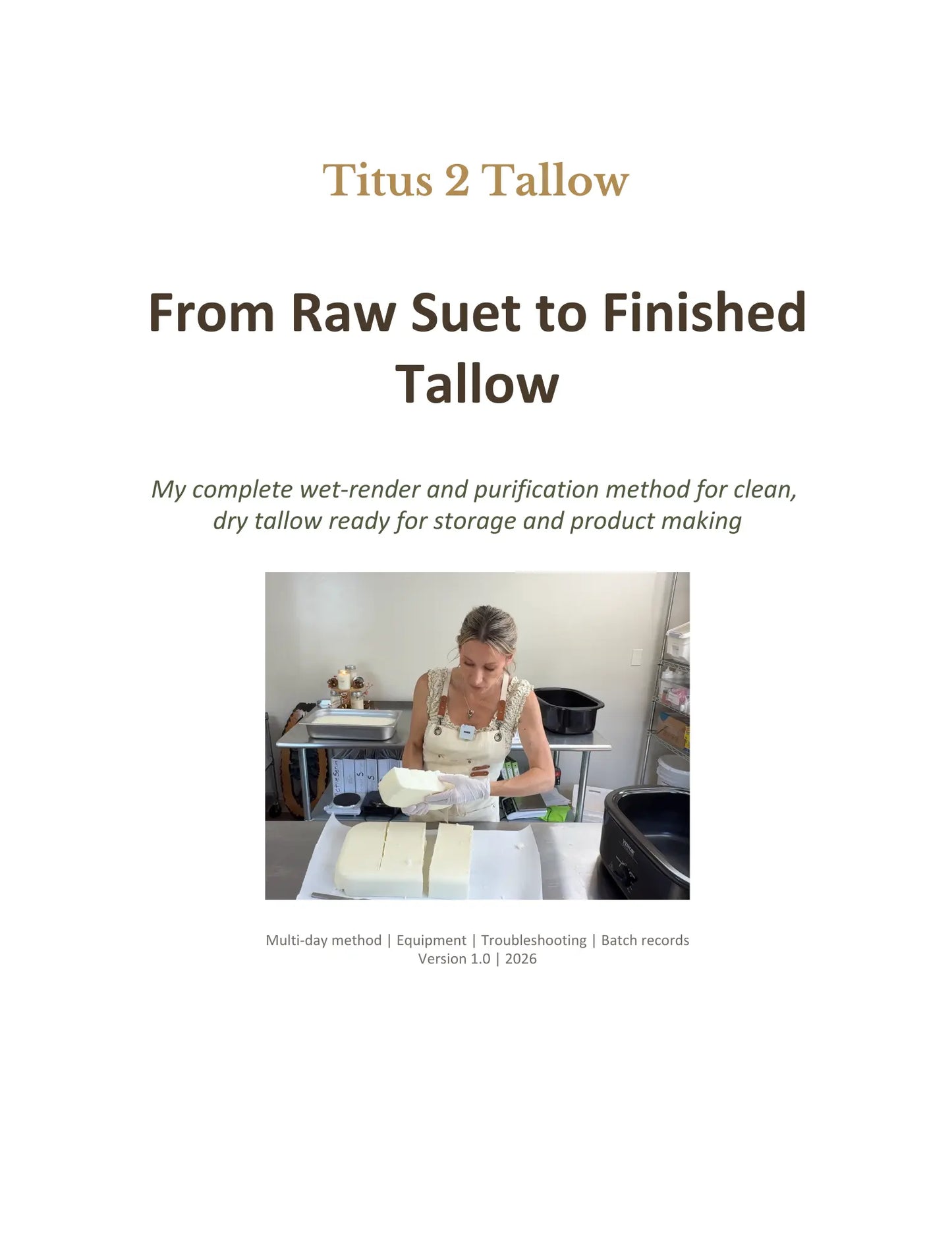Rendering Tallow Guide + Video