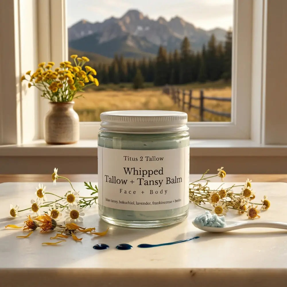 Whipped Tallow + Tansy Balm Titus 2 Tallow