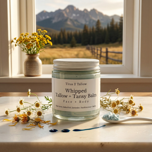Whipped Tallow + Tansy Balm