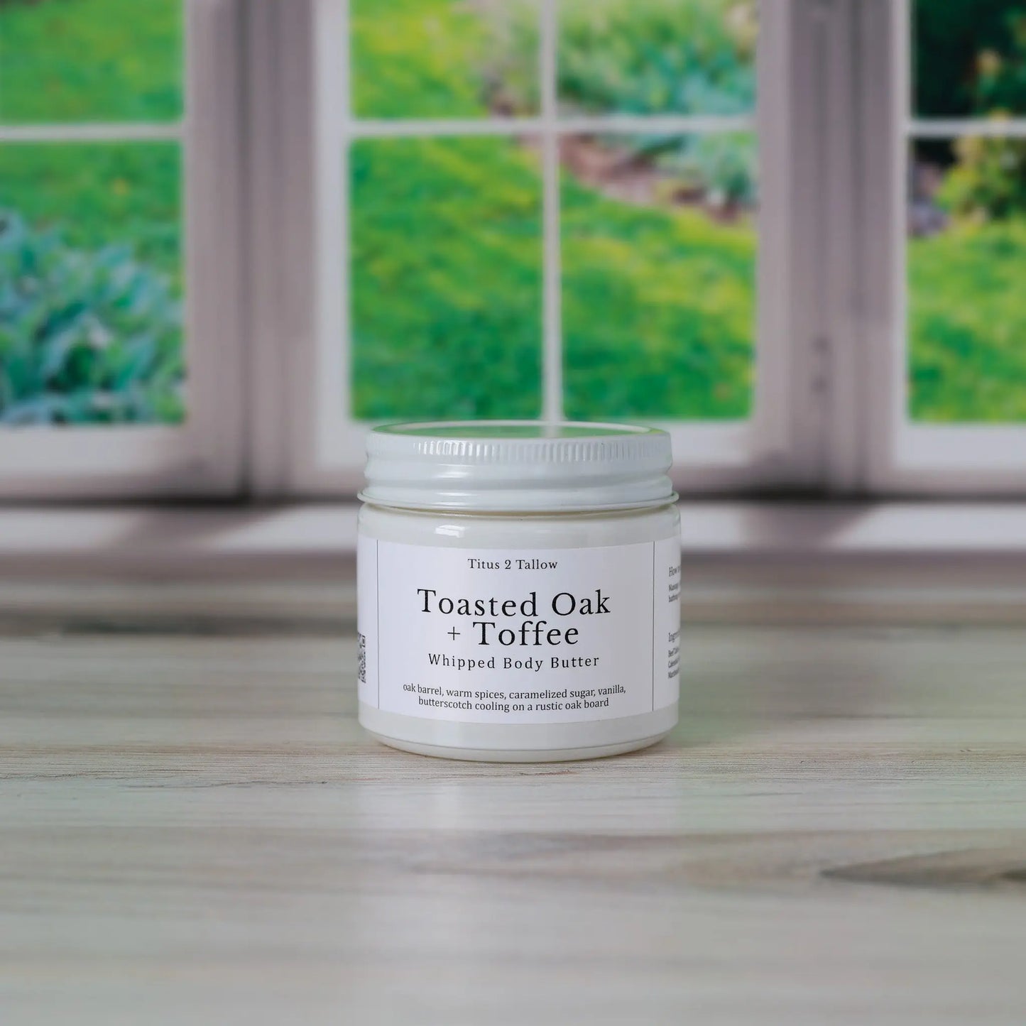 Toasted Oak + Toffee Whipped Body Butter Titus 2 Tallow