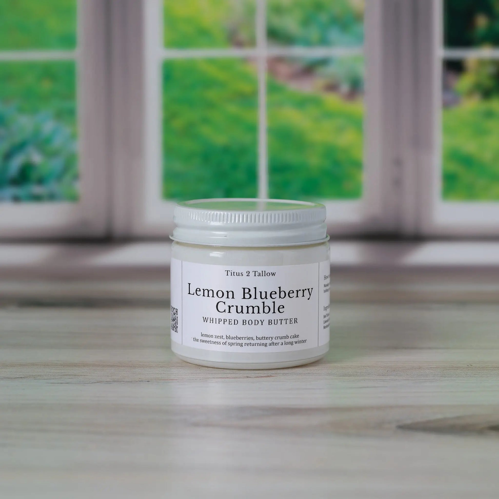 Lemon Blueberry Crumble Whipped Body Butter Titus 2 Tallow