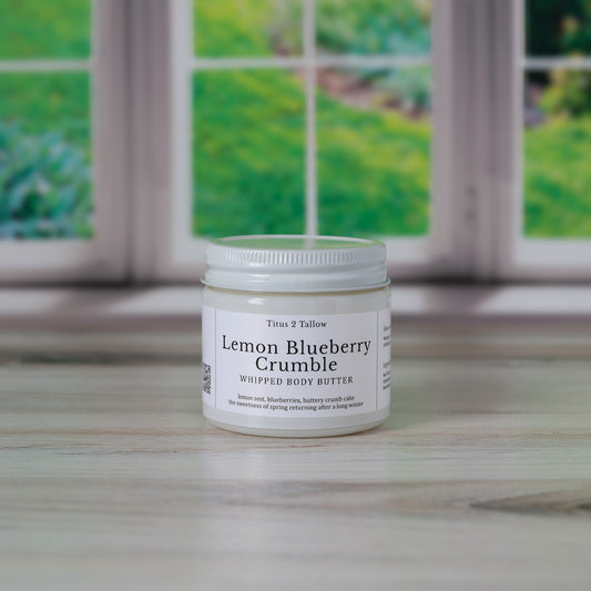 Lemon Blueberry Crumble Whipped Body Butter