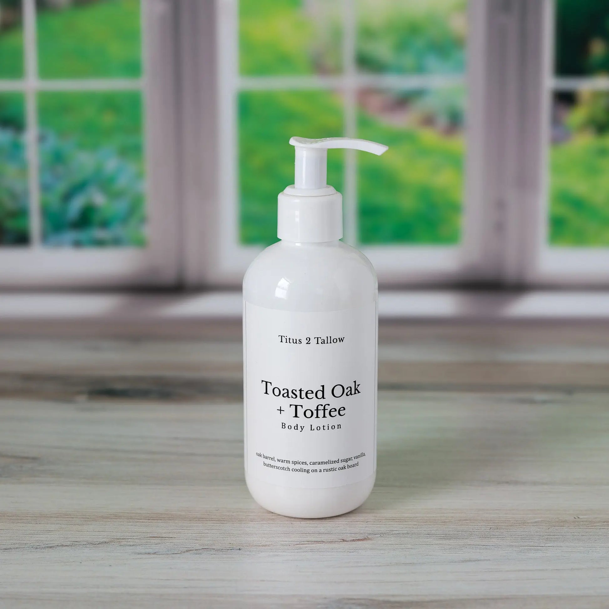Toasted Oak + Toffee Body Lotion Titus 2 Tallow