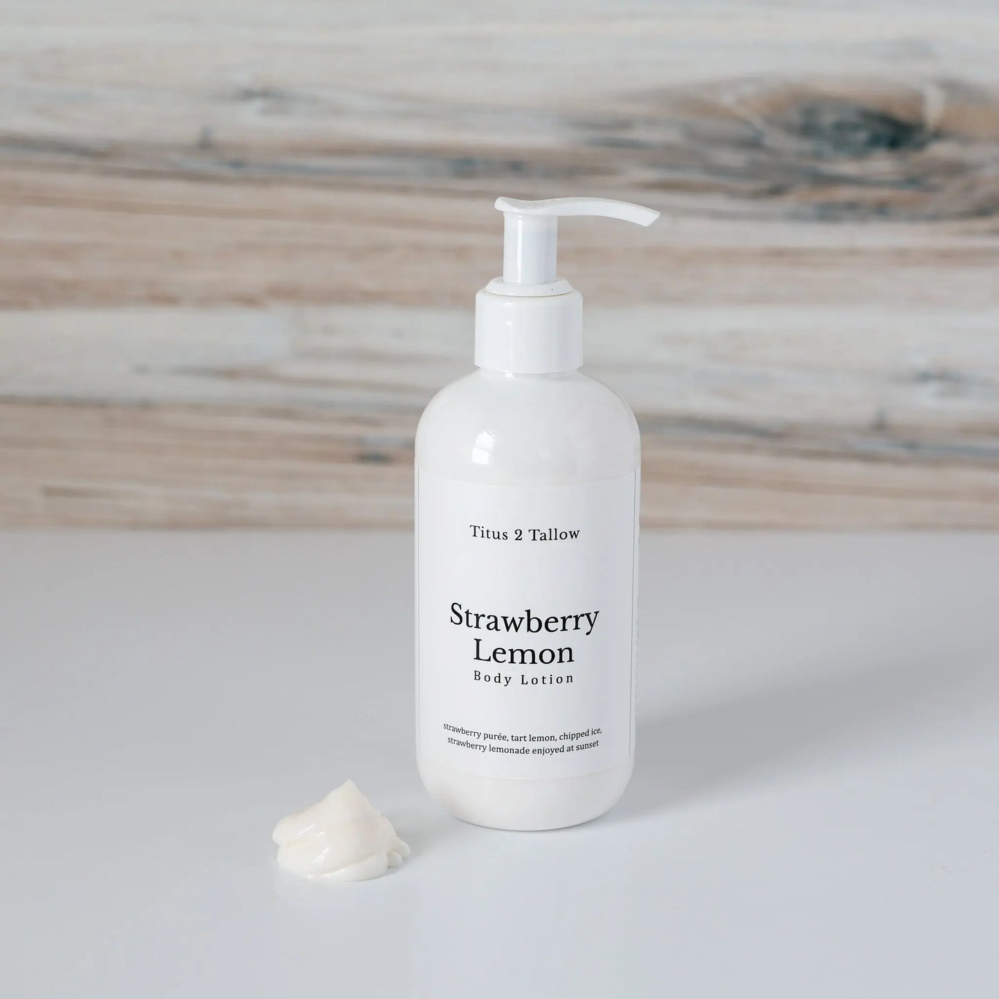 Strawberry Lemon Body Lotion Titus 2 Tallow