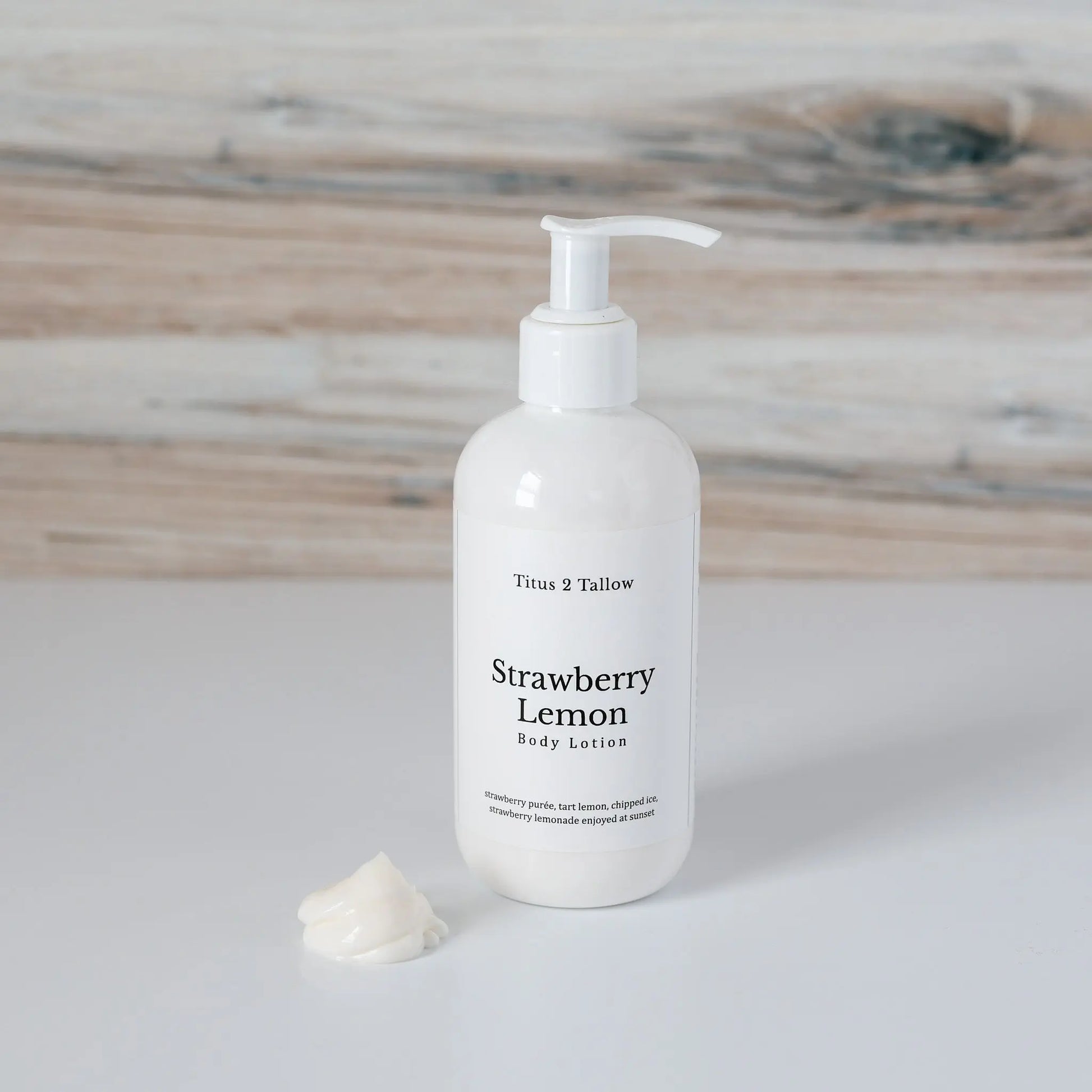 Strawberry Lemon Body Lotion Titus 2 Tallow