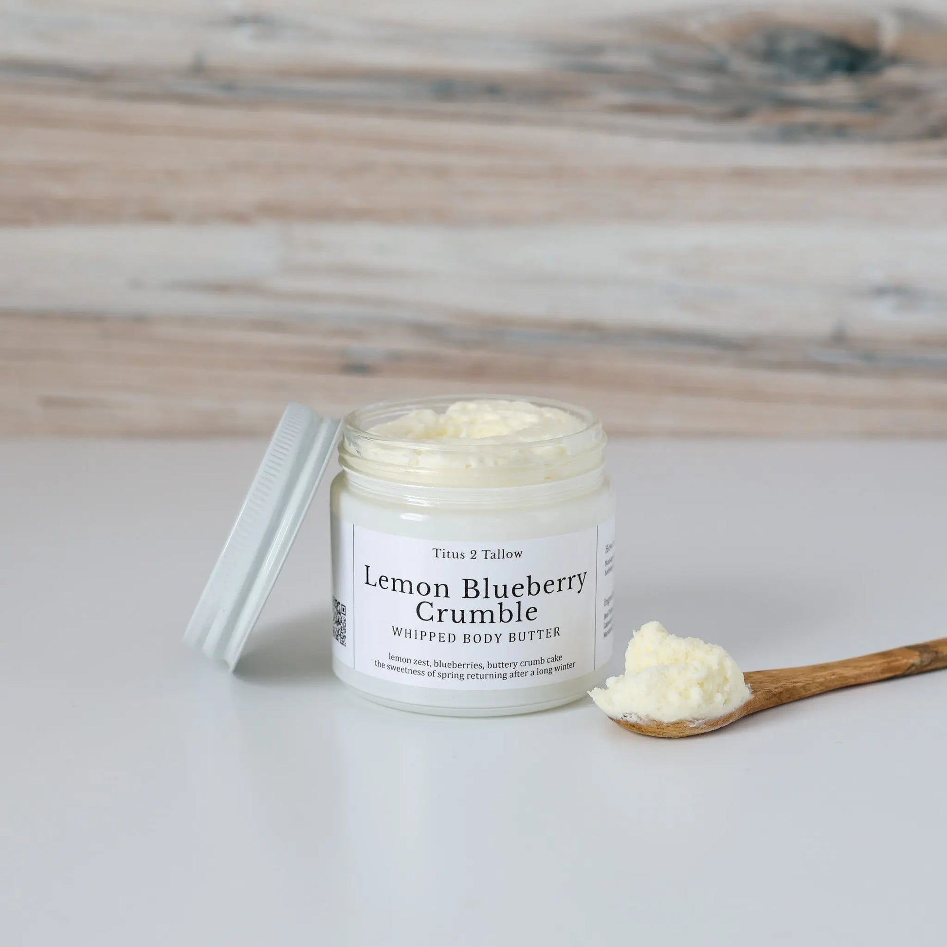 Lemon Blueberry Crumble Whipped Body Butter Titus 2 Tallow