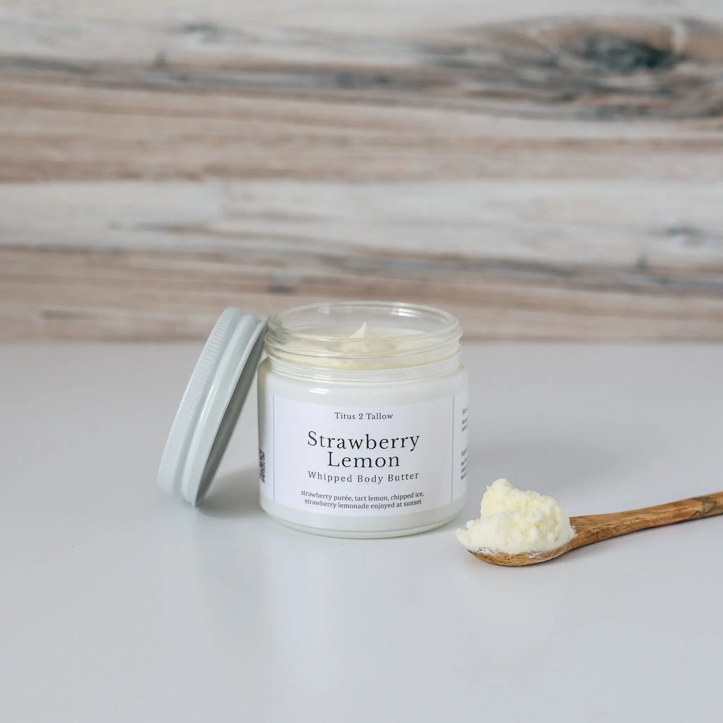 Strawberry Lemon Whipped Body Butter Titus 2 Tallow