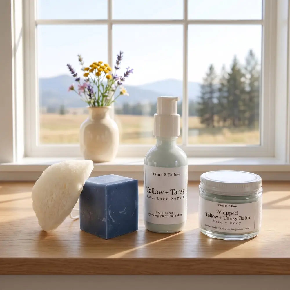 Tallow + Tansy Facial Set Titus 2 Tallow