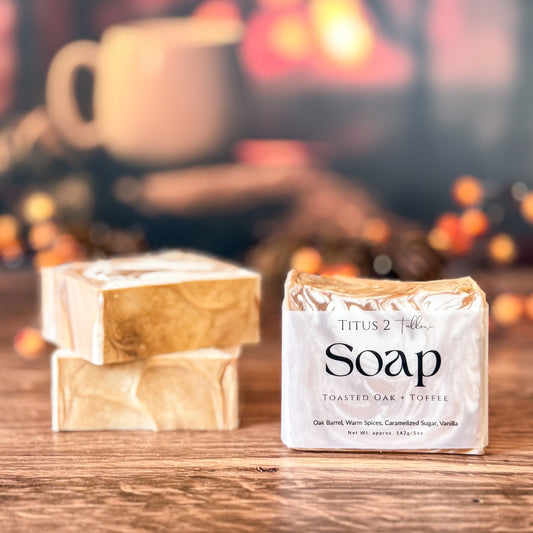 Toasted Oak + Toffee Soap