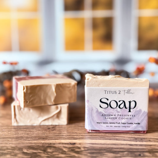 Autumn Preserves Linzer Cookie Soap