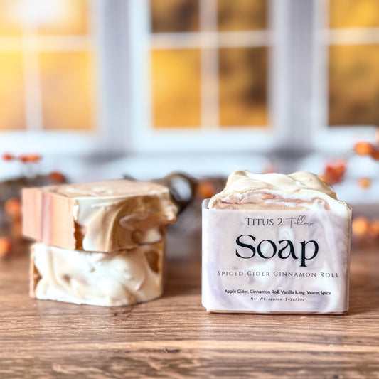 Spiced Cider Cinnamon Roll Soap