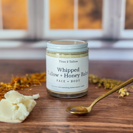 Whipped Tallow + Honey Balm