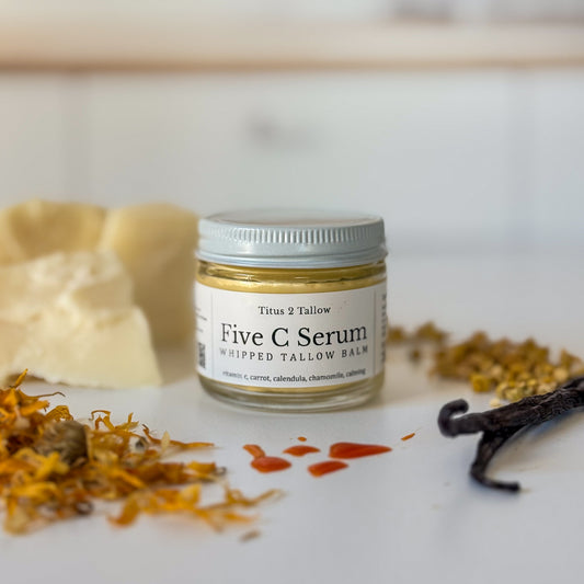 Five C Serum | Whipped Tallow Face Balm