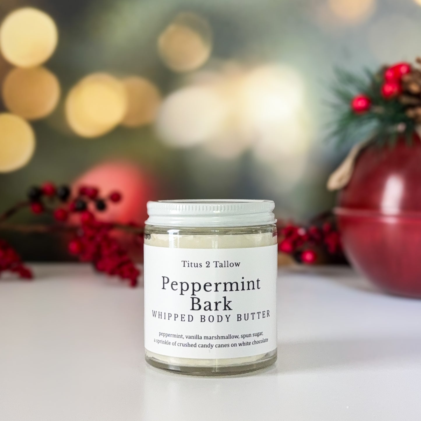 Peppermint Bark Whipped Body Butter