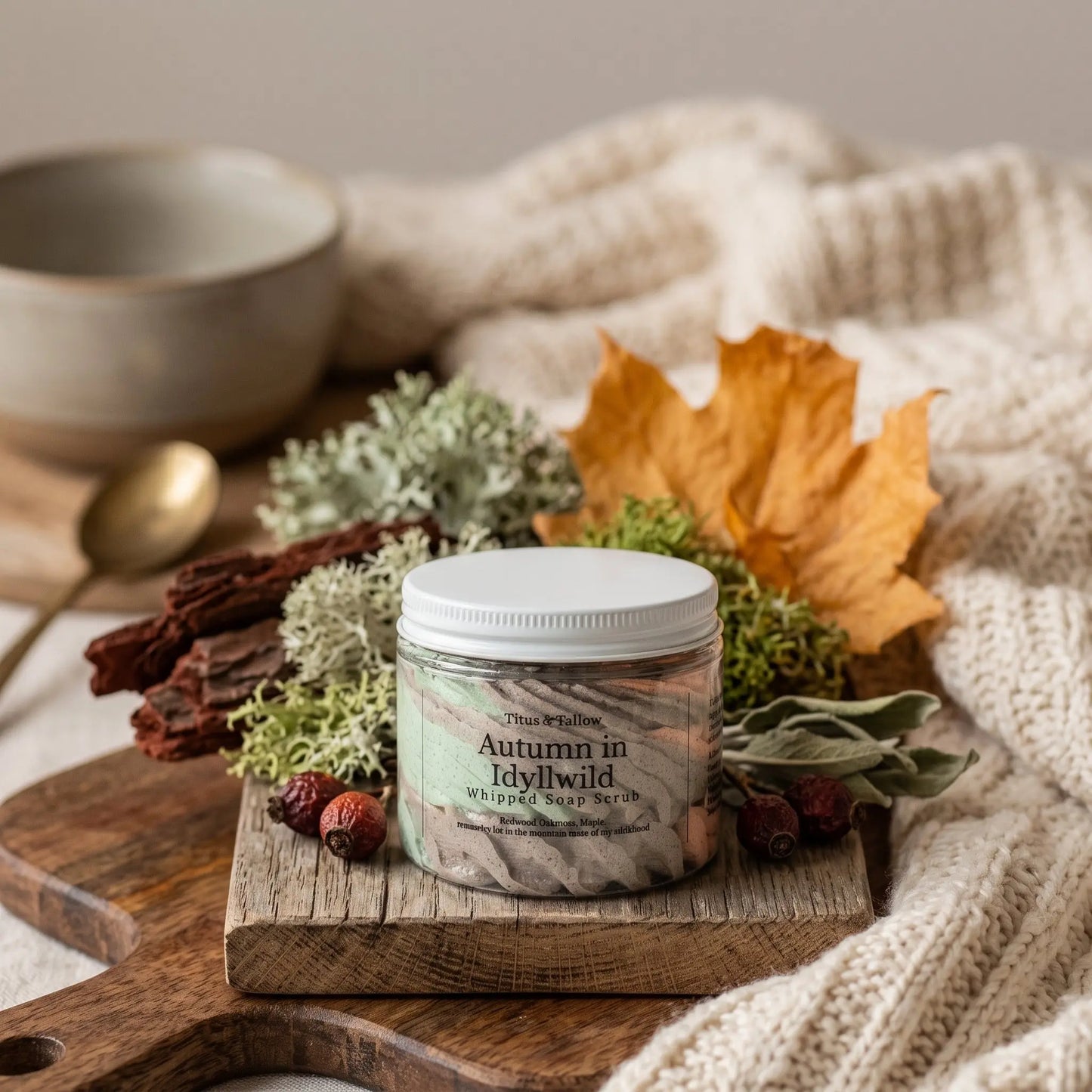 Autumn in Idyllwild Whipped Soap Scrub