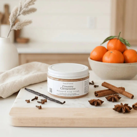 Country Clementine Foaming Sugar Scrub
