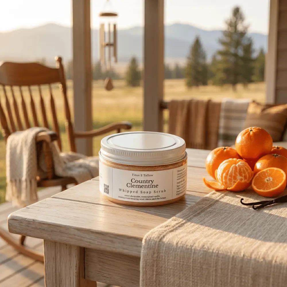 Country Clementine Foaming Sugar Scrub