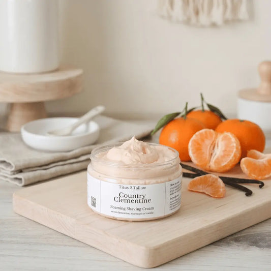 Country Clementine Foaming Shaving Cream