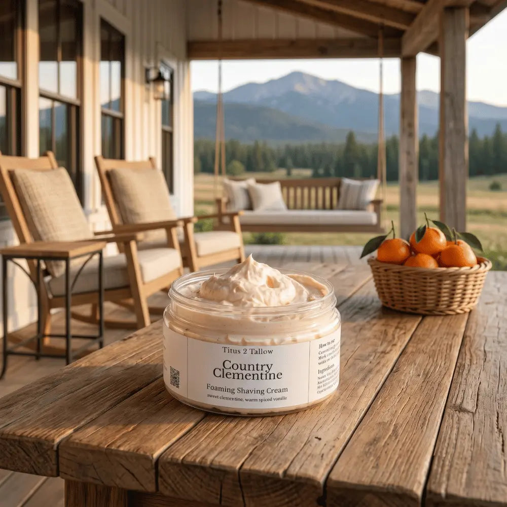 Country Clementine Foaming Shaving Cream