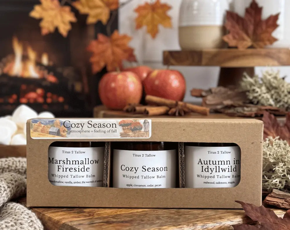 Cozy Season Whipped Tallow Balm Trio