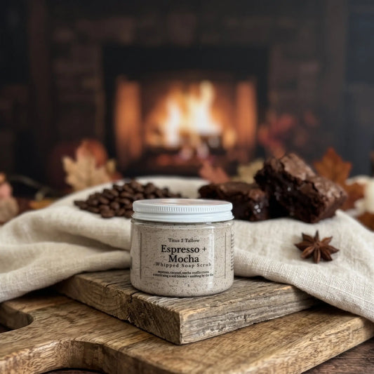 Espresso + Mocha Whipped Soap Scrub