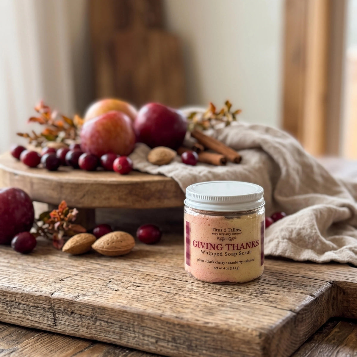 Giving Thanks Whipped Soap Scrub