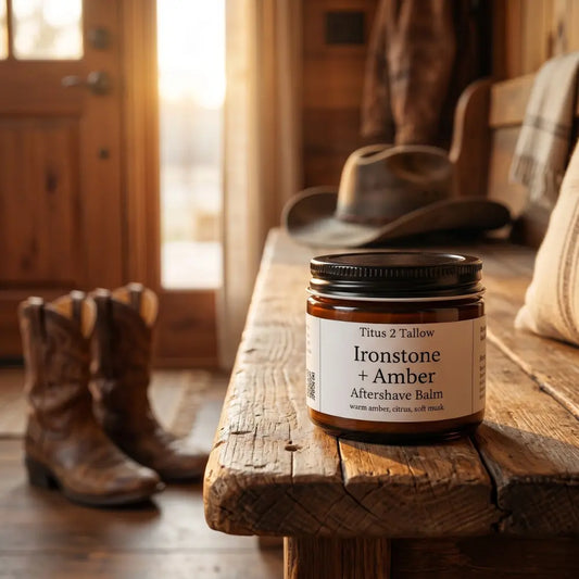 Ironstone + Amber Aftershave Balm