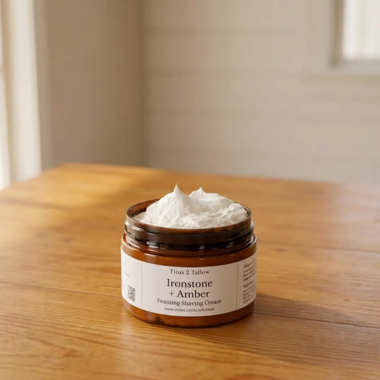 Ironstone + Amber Foaming Shaving Cream