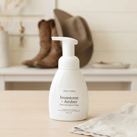 Ironstone + Amber Foaming Hand Soap