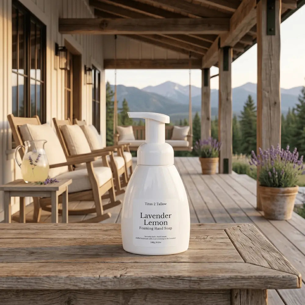 Lavender + Lemon Foaming Hand Soap