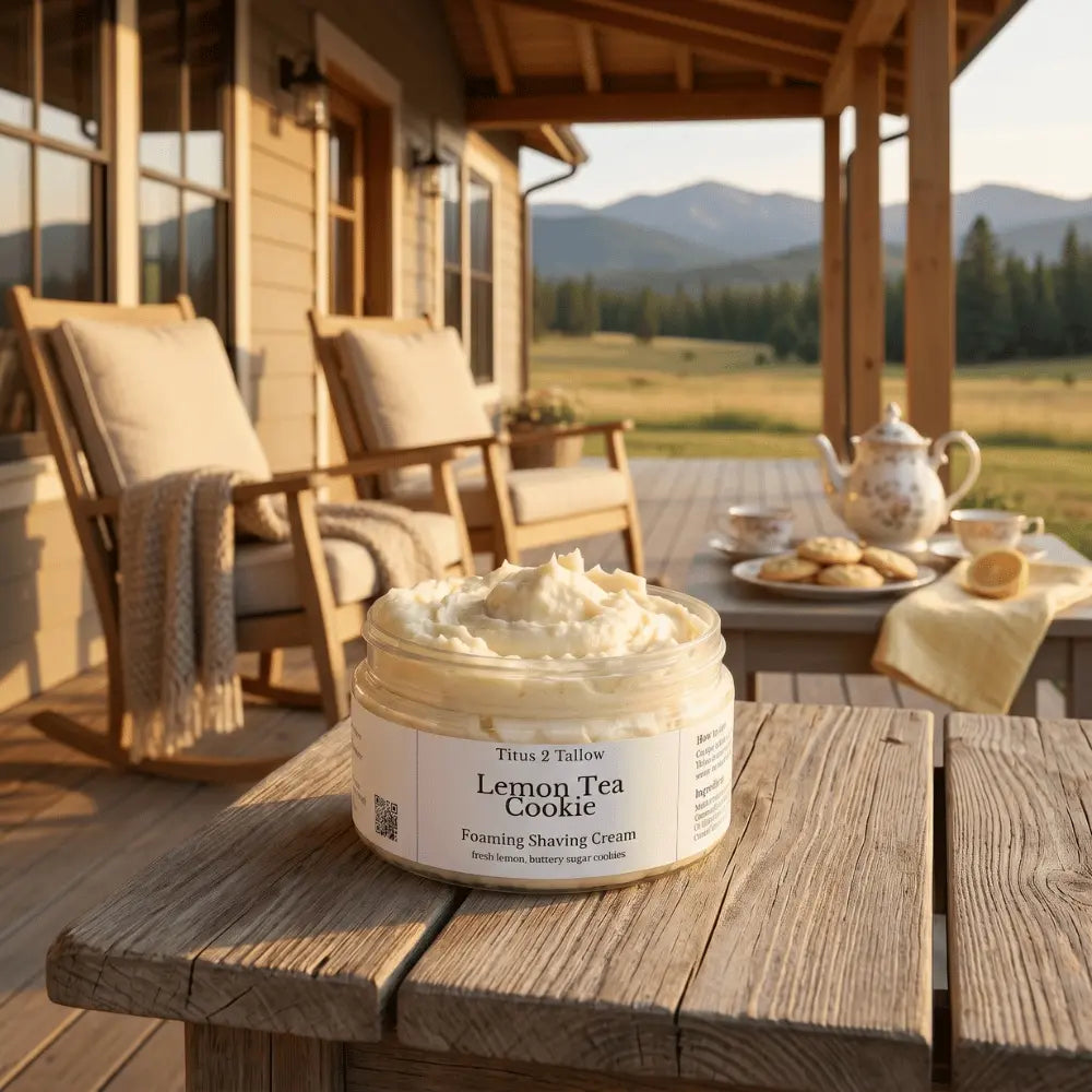Lemon Tea Cookie Foaming Shaving Cream